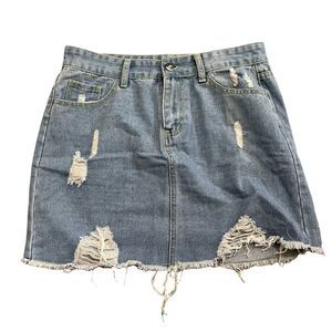 NWOT R line Jeans Wear brand Jean Mini skirt size Large